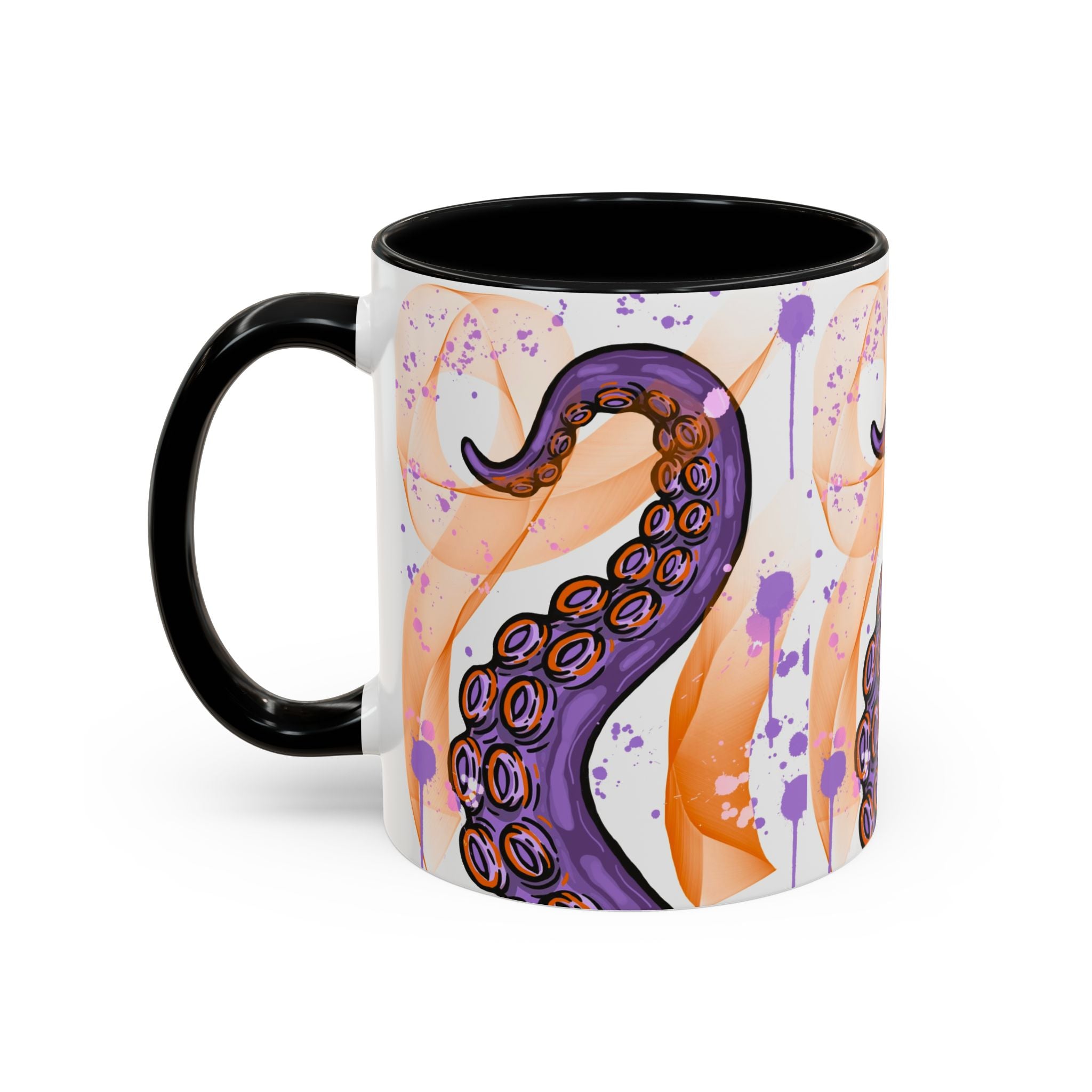 Octopus Tentacle Accent Coffee Mug