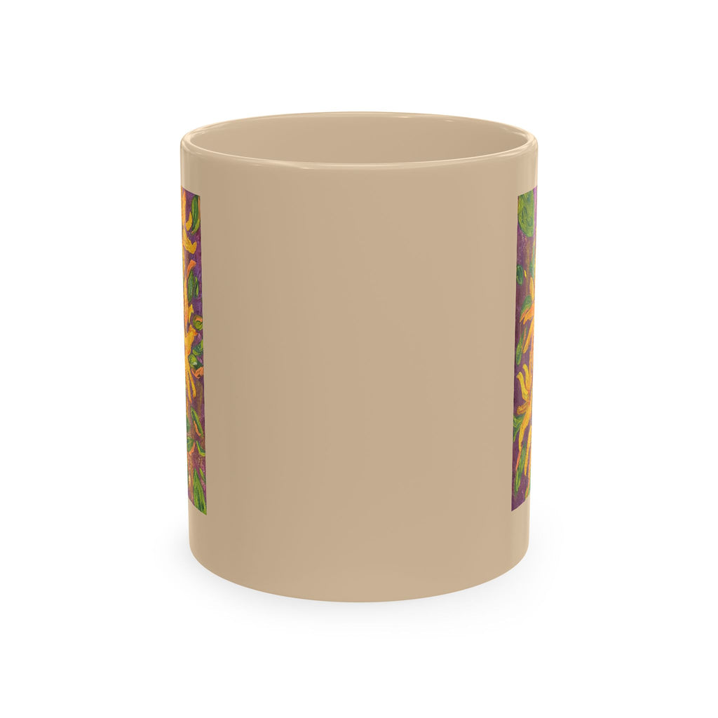Sunflower Art Ceramic Mug