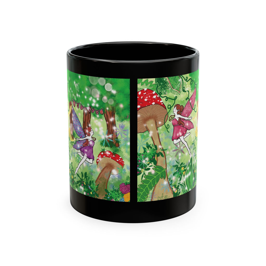 Enchanted Mushroom Fairy Ceramic Mug