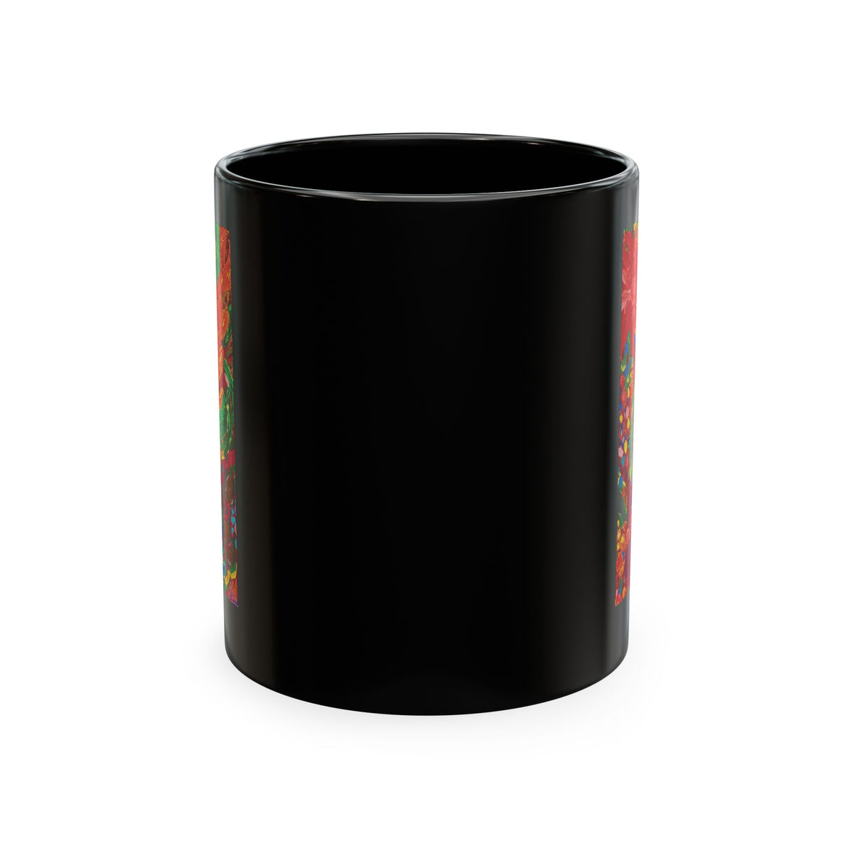 Floral Fiesta Ceramic Mug — Colorful Garden Art Coffee Cup