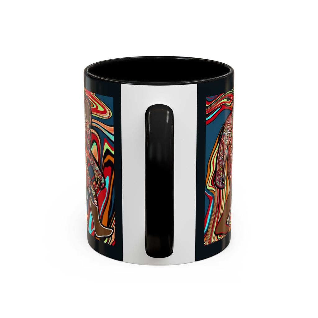 Colorful Bigfoot Accent Coffee Mug