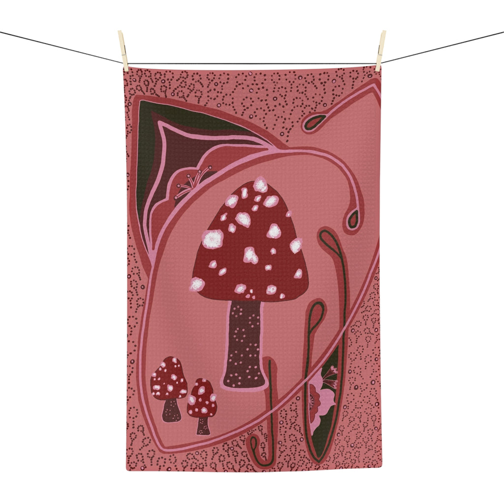 Vintage Mushroom Tea Towel