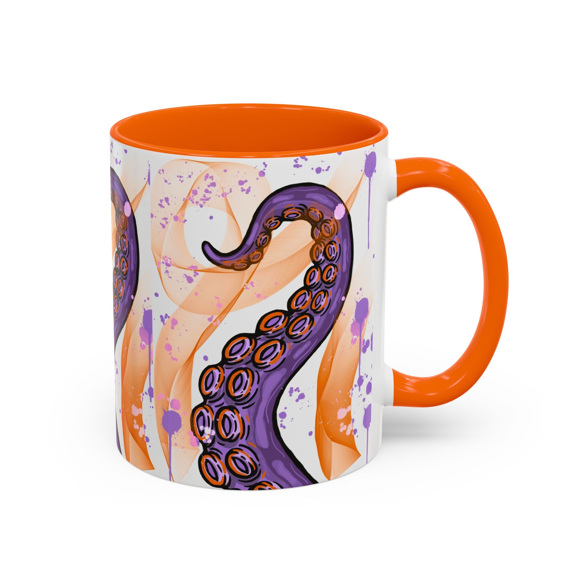 Octopus Tentacle Accent Coffee Mug