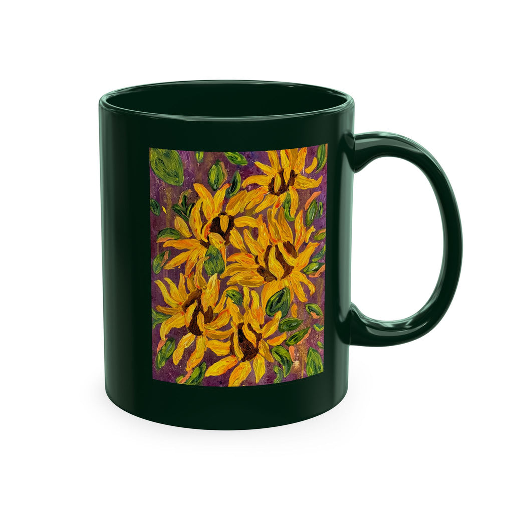 Sunflower Art Ceramic Mug