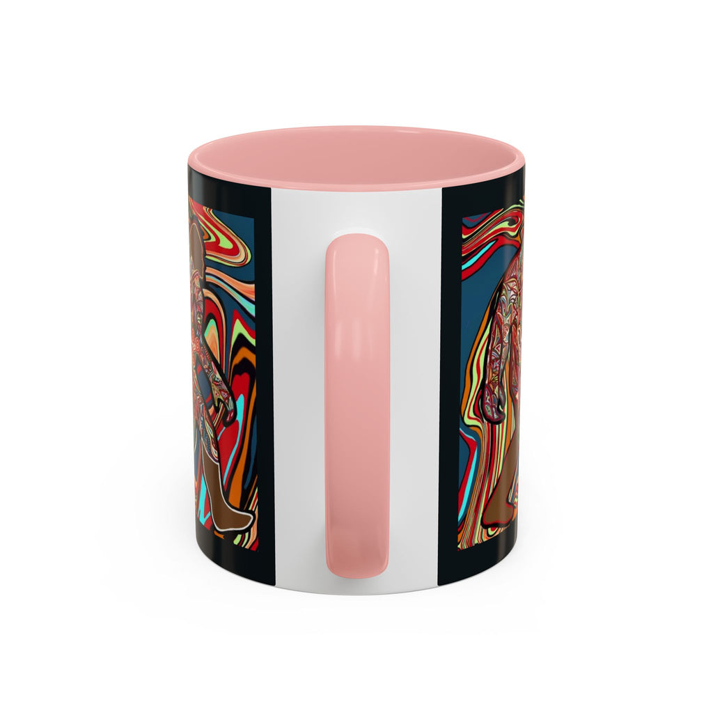 Colorful Bigfoot Accent Coffee Mug