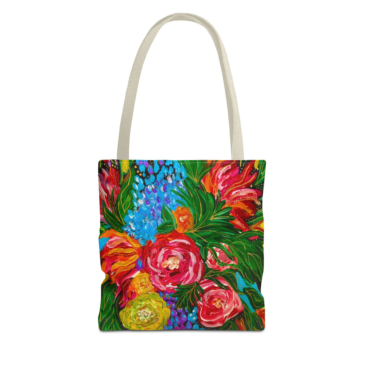Vibrant Floral Tote Bag