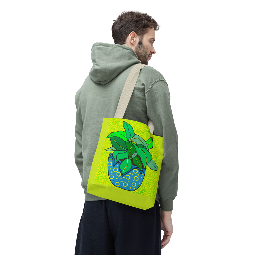 Plant Print Tote