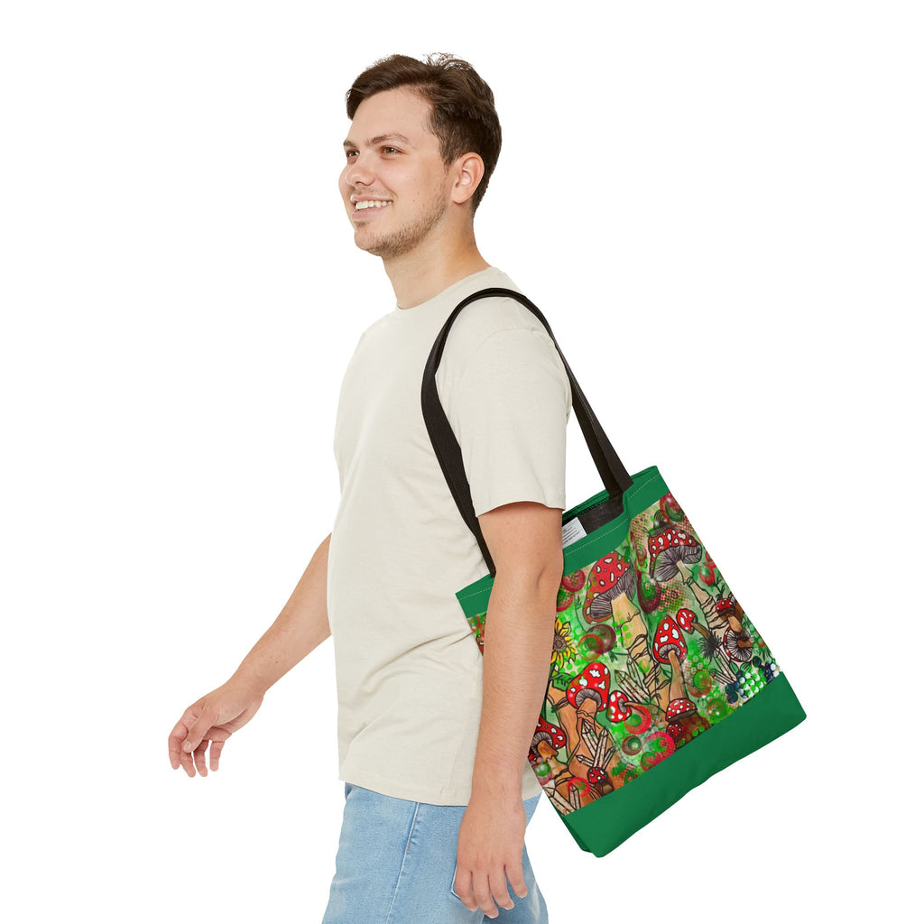 Vibrant Mushroom Tote Bag
