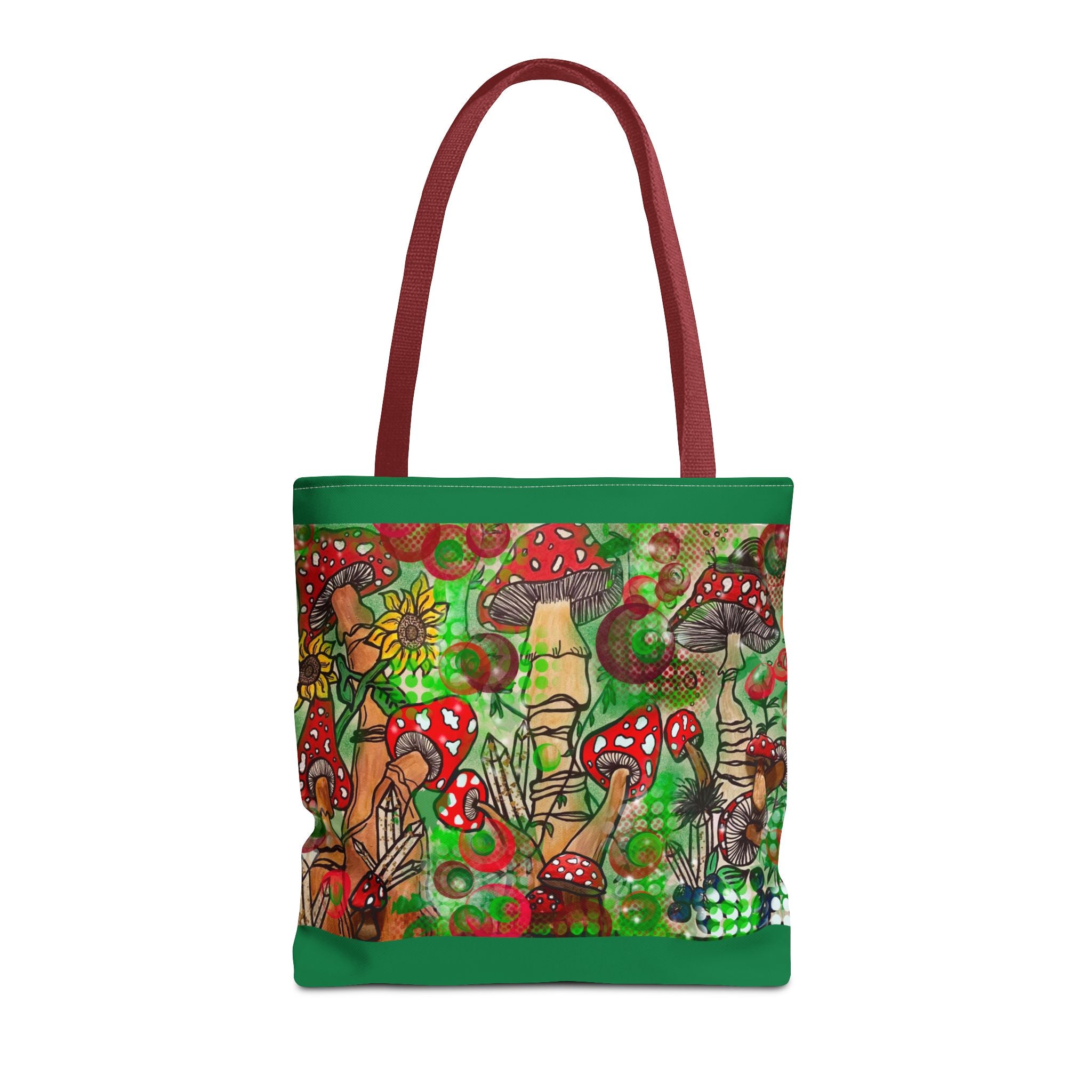 Vibrant Mushroom Tote Bag