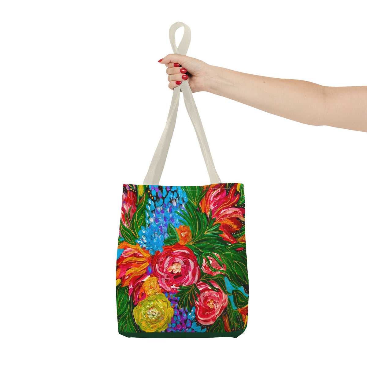 Vibrant Floral Tote Bag