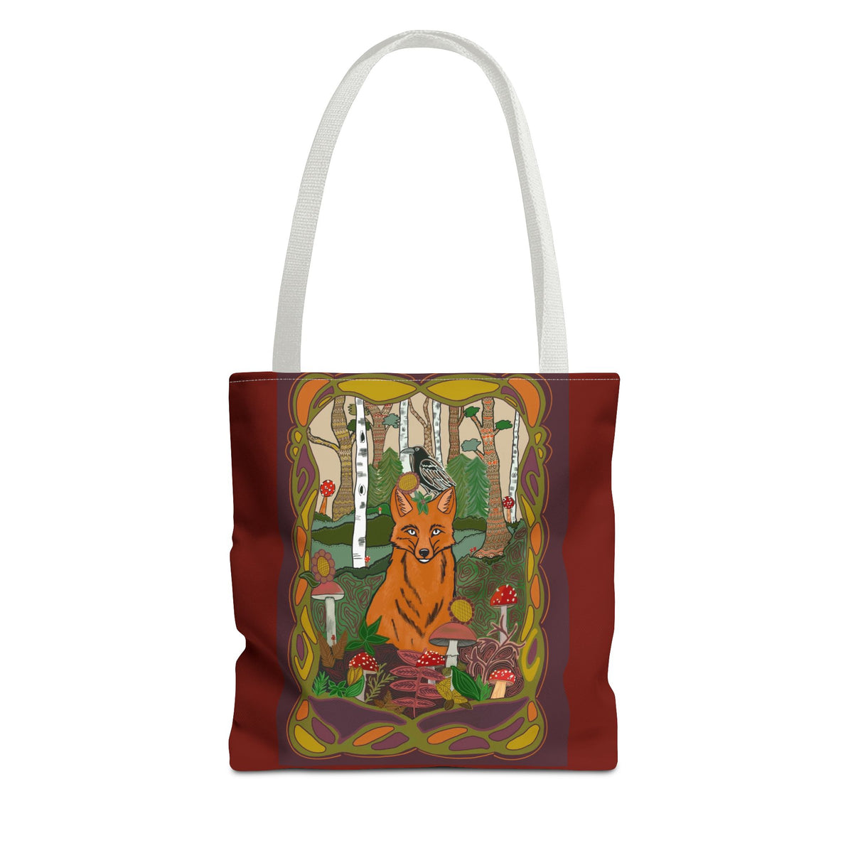 Fox Forest Tote Bag