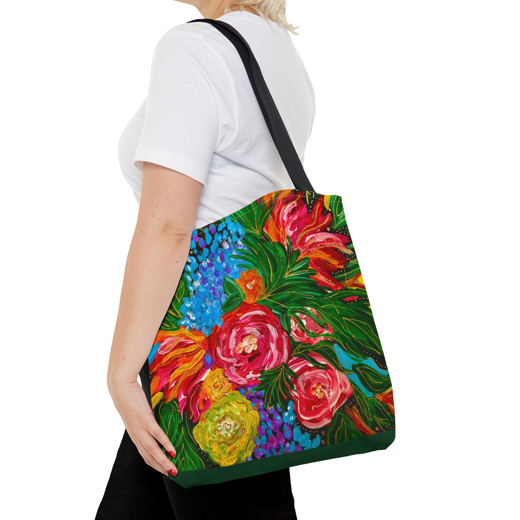 Vibrant Floral Tote Bag