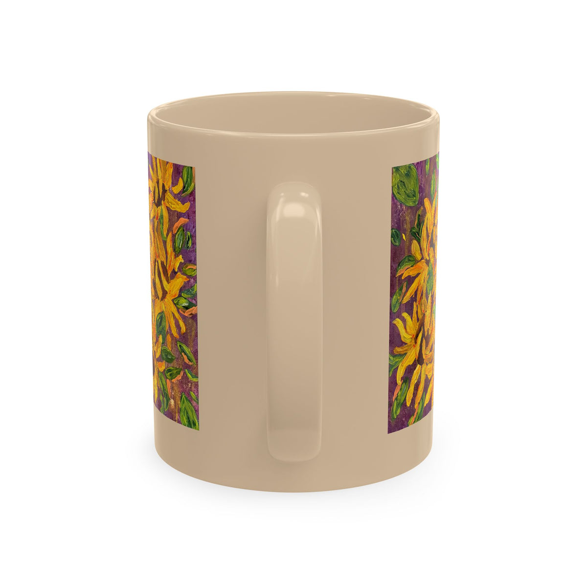 Sunflower Art Ceramic Mug