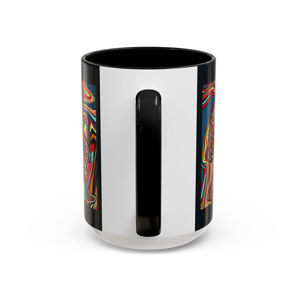 Colorful Bigfoot Accent Coffee Mug