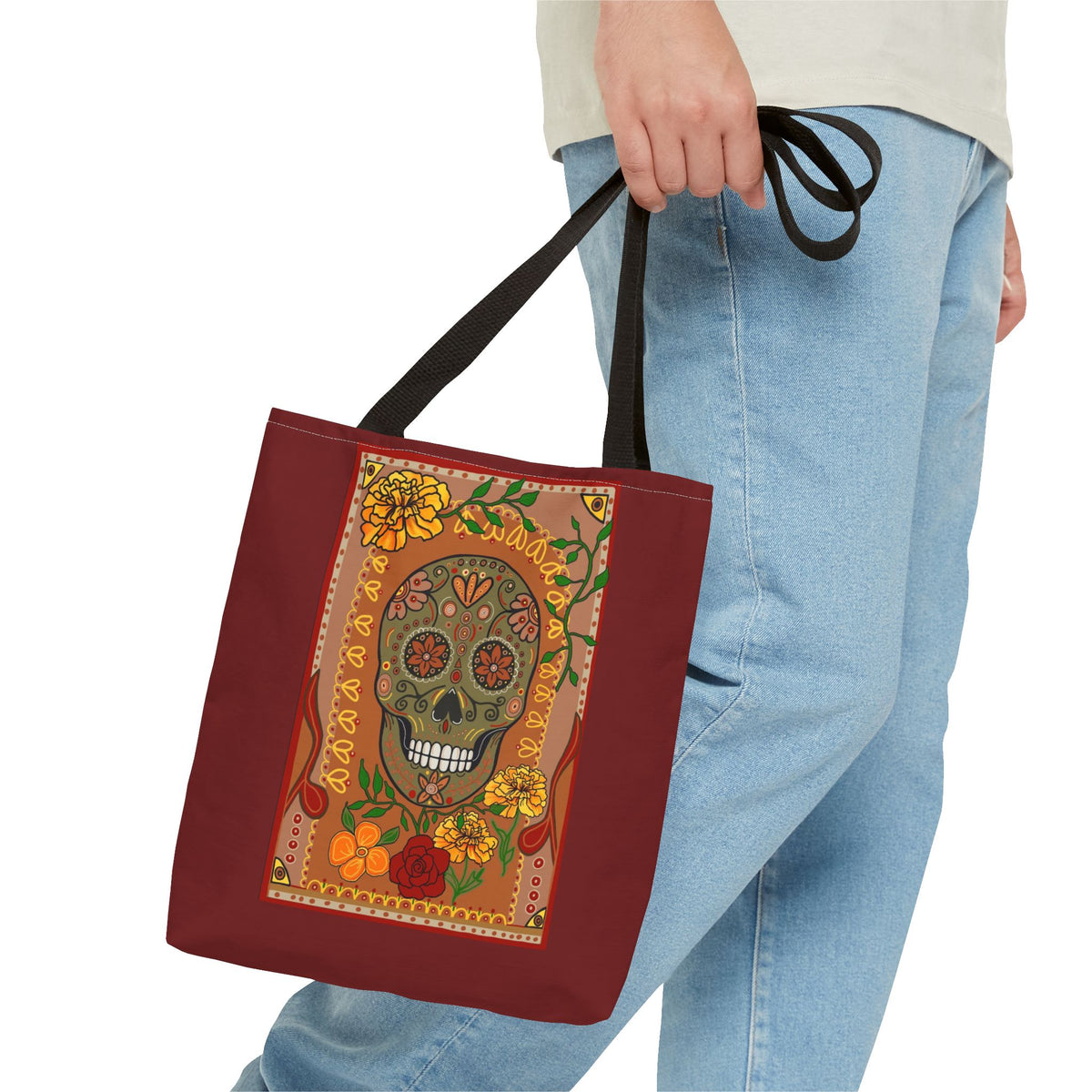 Sugar Skull Tote Bag
