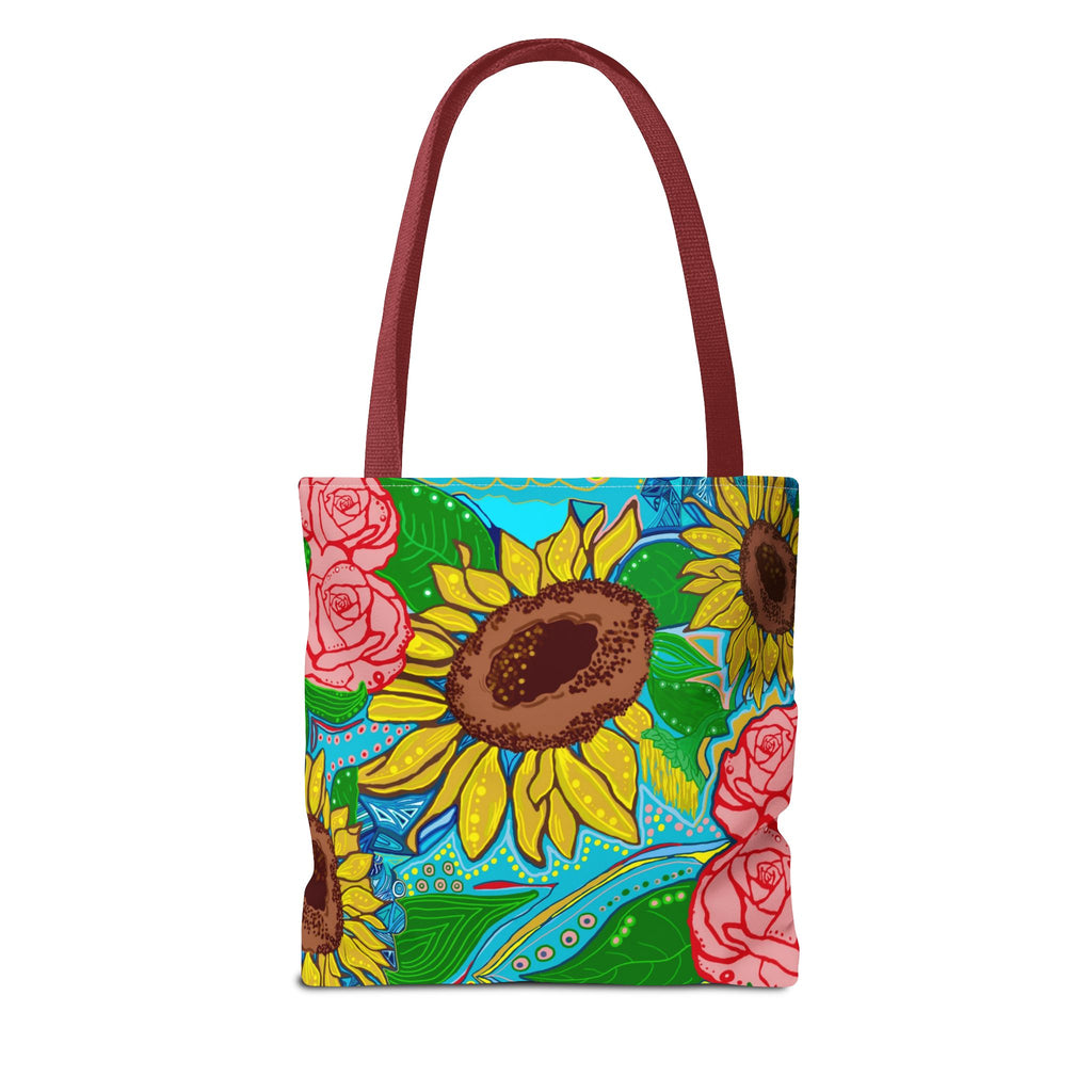Sunflower & Rose Tote Bag