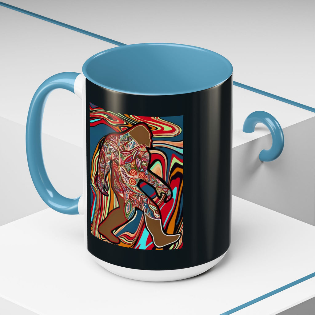 Colorful Bigfoot Accent Coffee Mug
