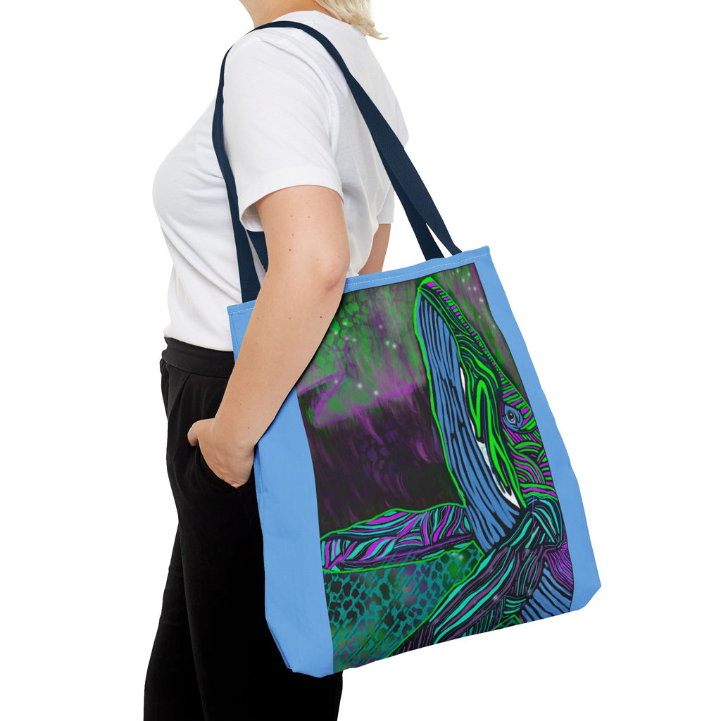 Colorful Whale Tote