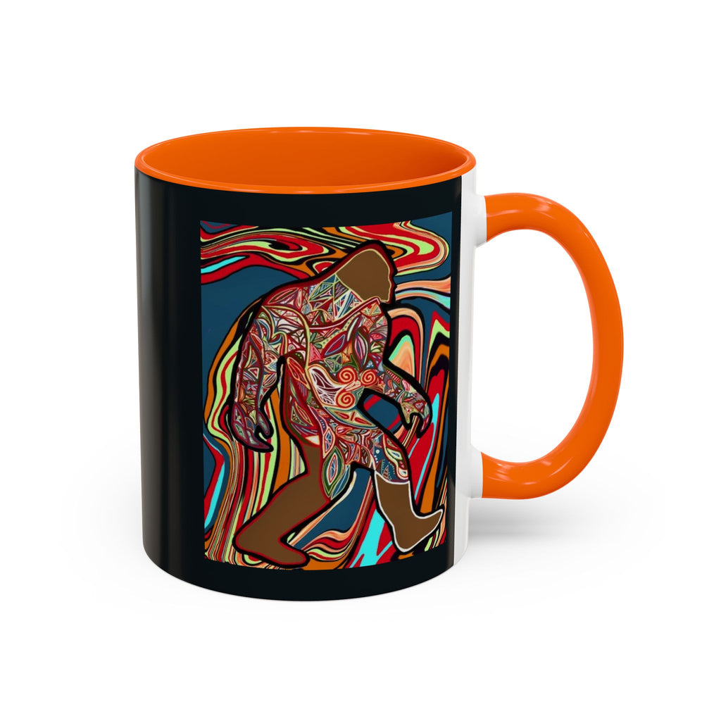 Colorful Bigfoot Accent Coffee Mug