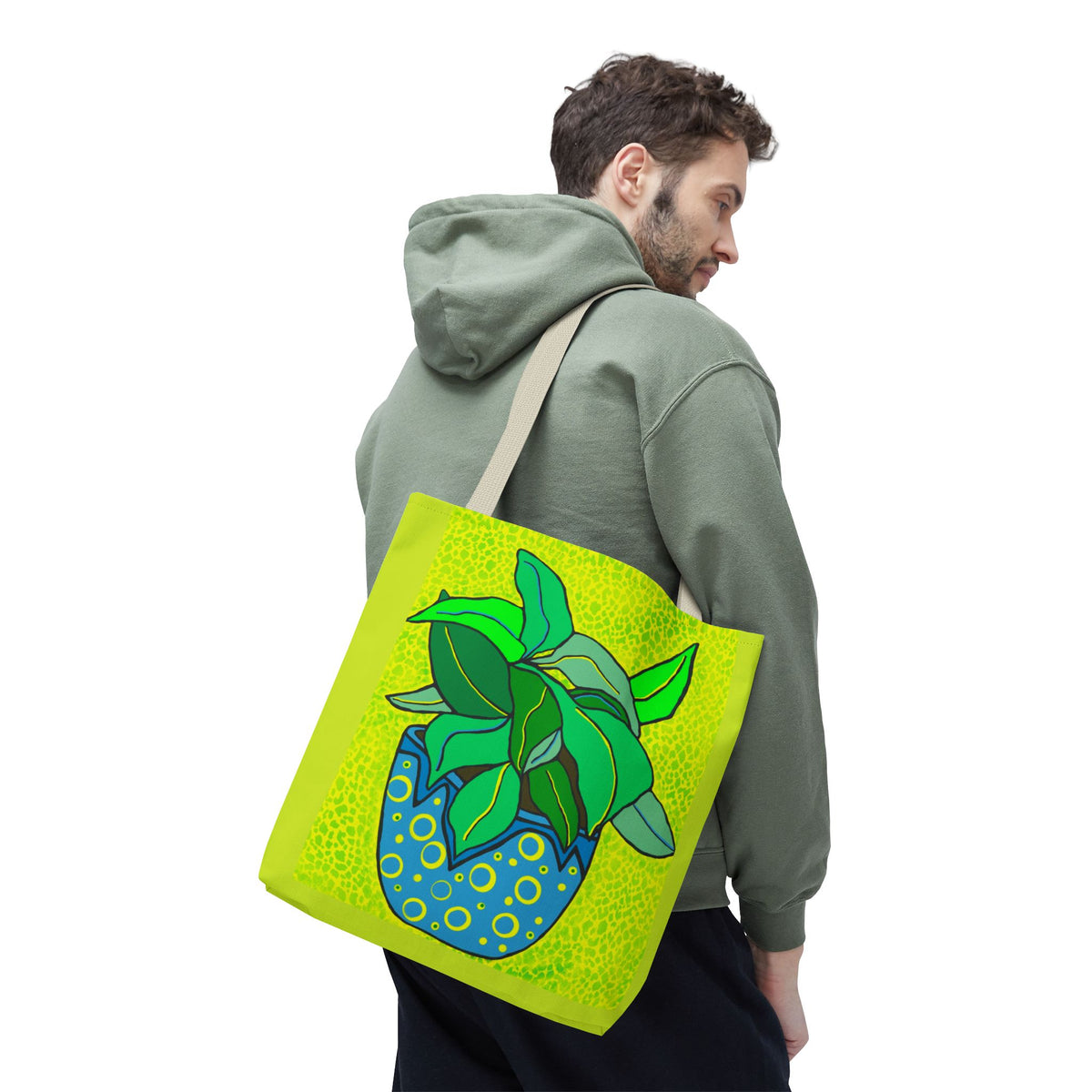 Plant Print Tote