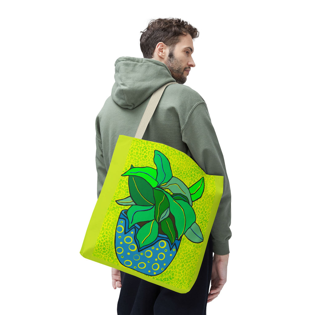 Plant Print Tote
