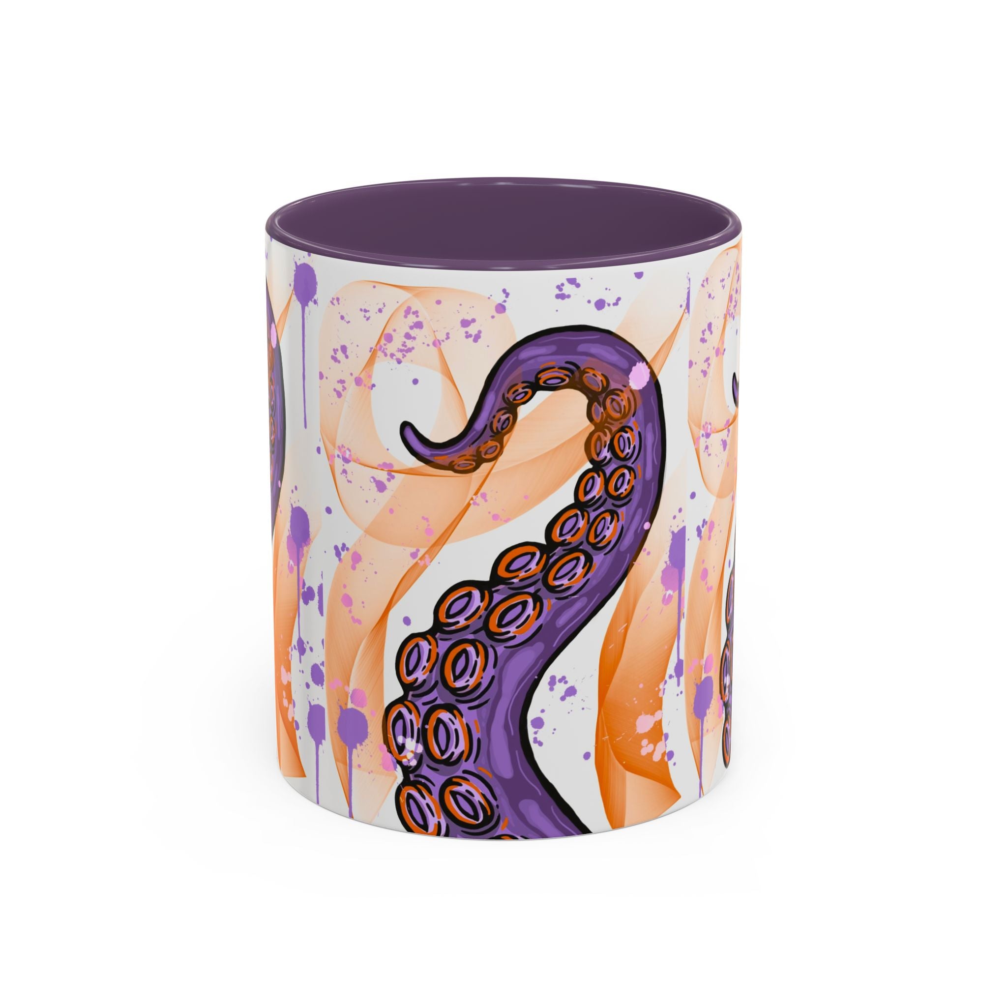 Octopus Tentacle Accent Coffee Mug
