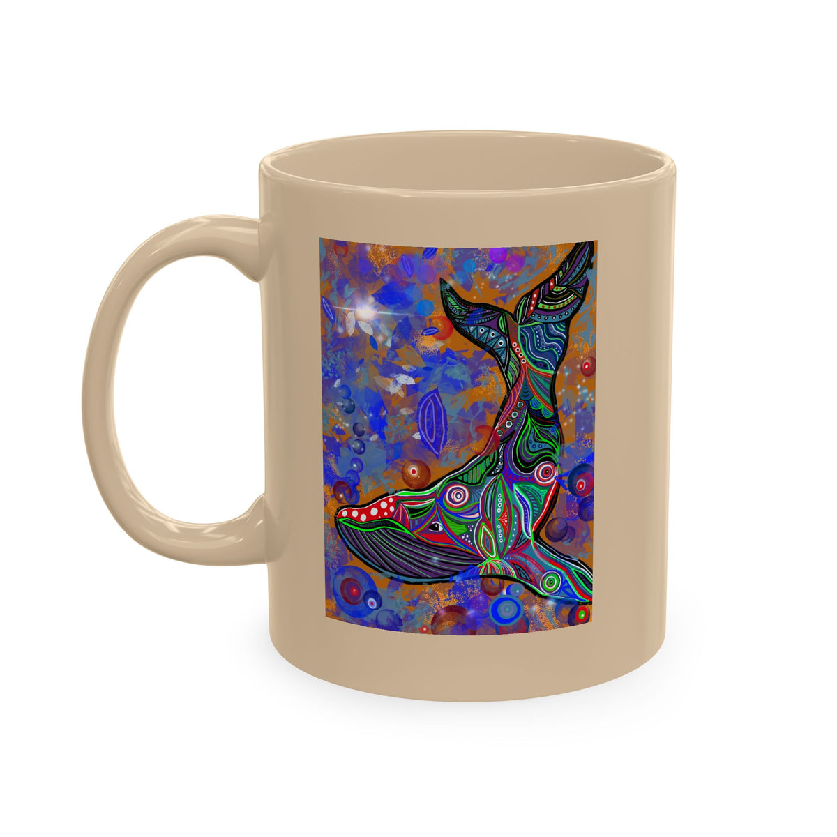 Whale Art Ceramic Mug