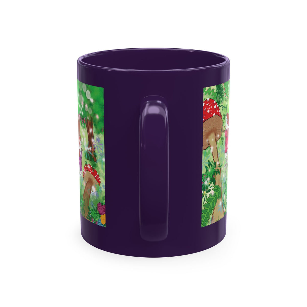 Enchanted Mushroom Fairy Ceramic Mug