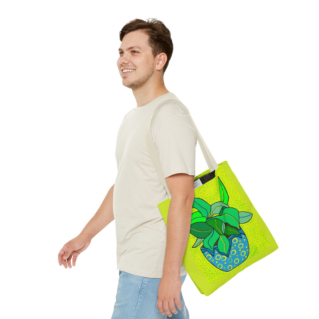 Plant Print Tote