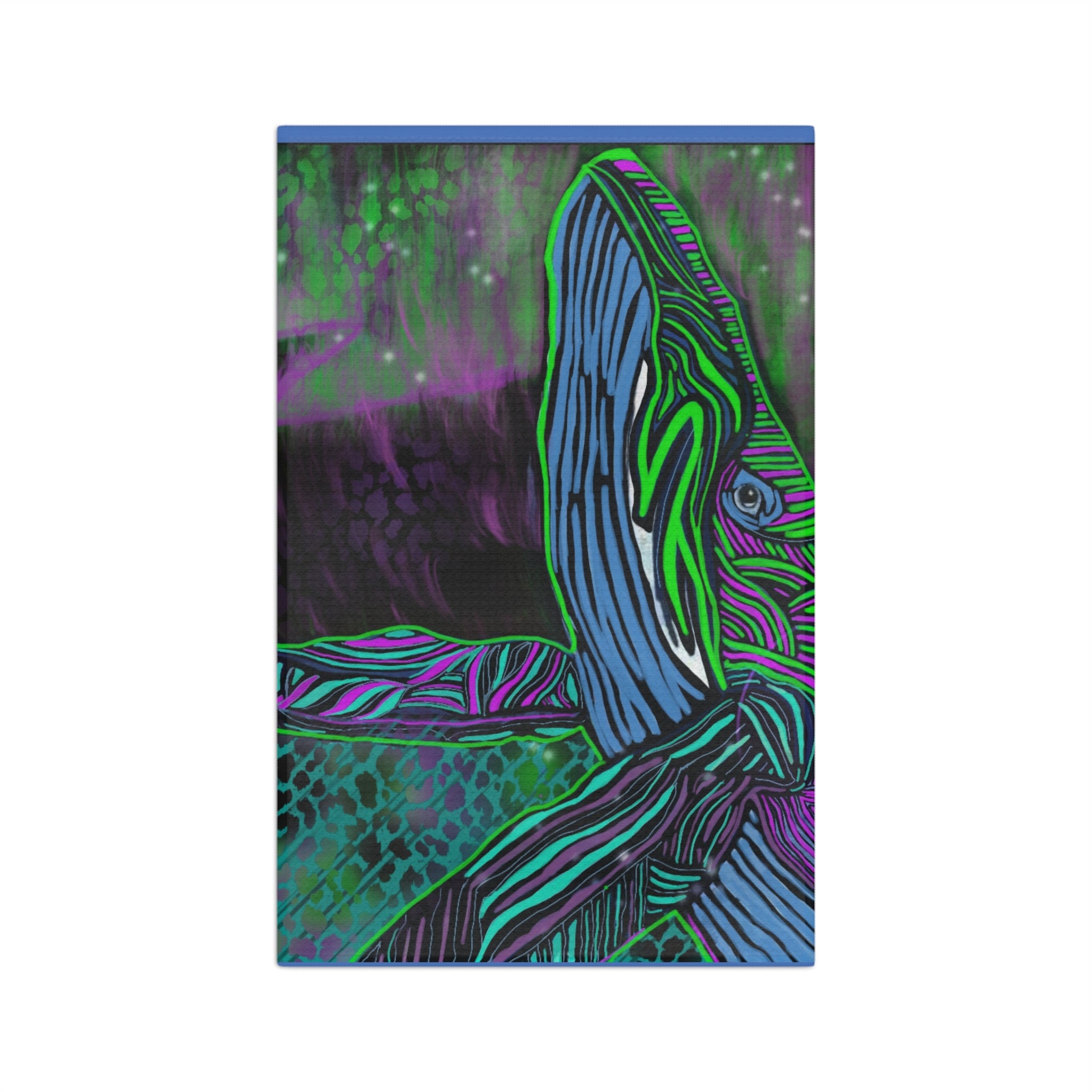 Humpback Whale Microfiber Tea Towel