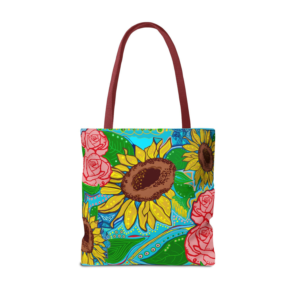 Sunflower & Rose Tote Bag