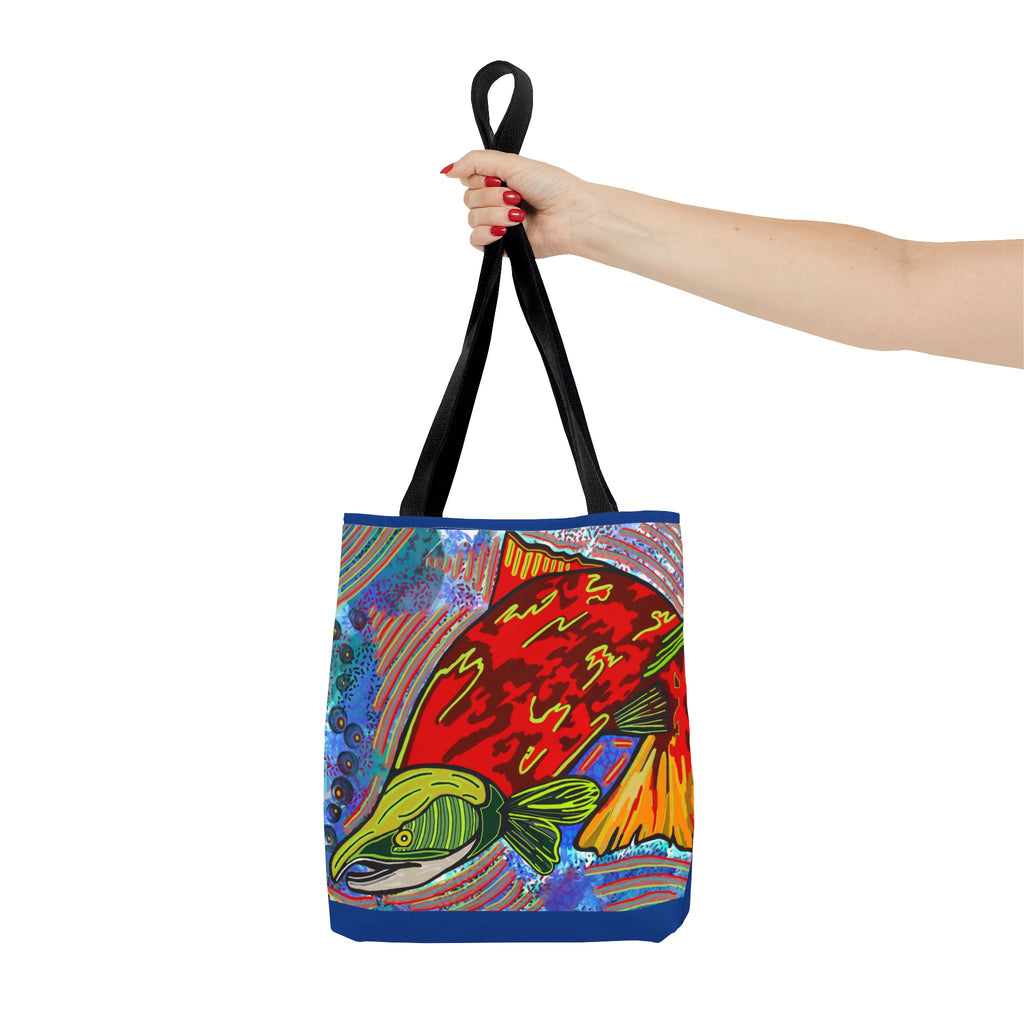 Colorful Fish Tote Bag - Vibrant Design for Beach Days & Eco-Friendly Shopping