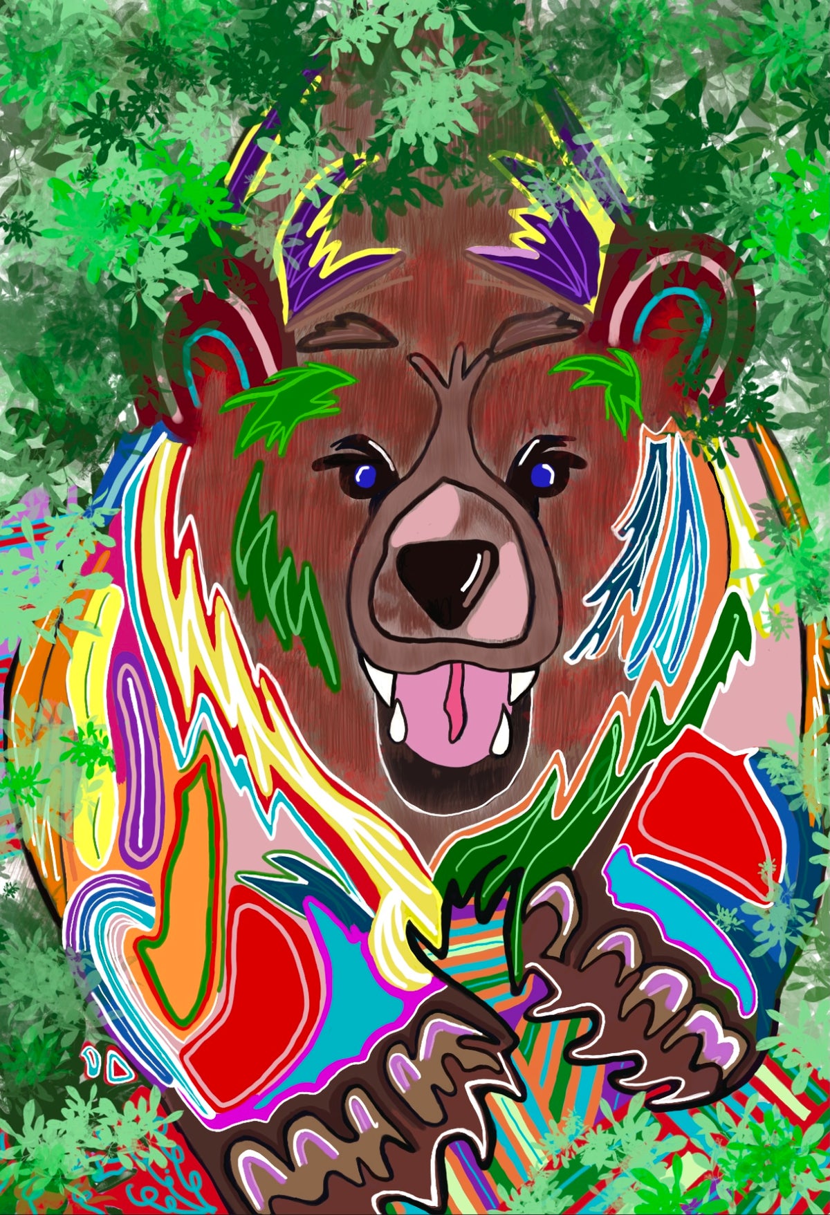 Colorful Bear