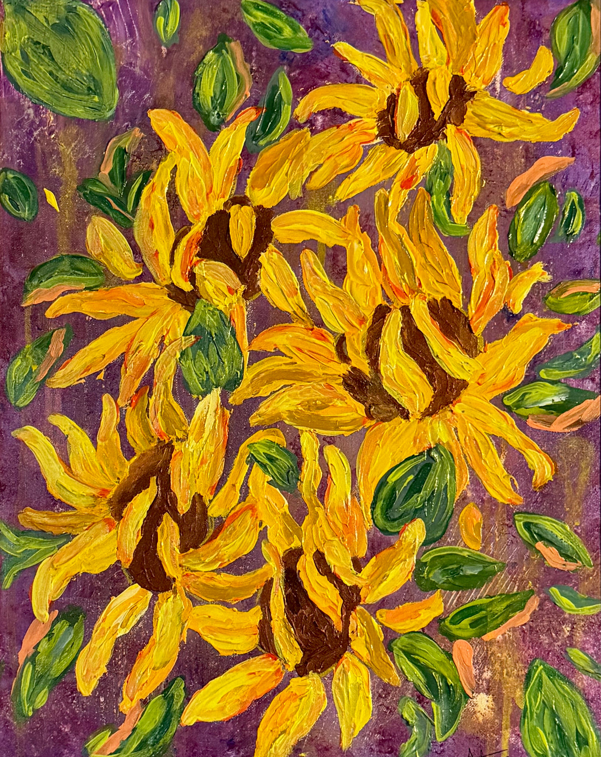 Sunflower print